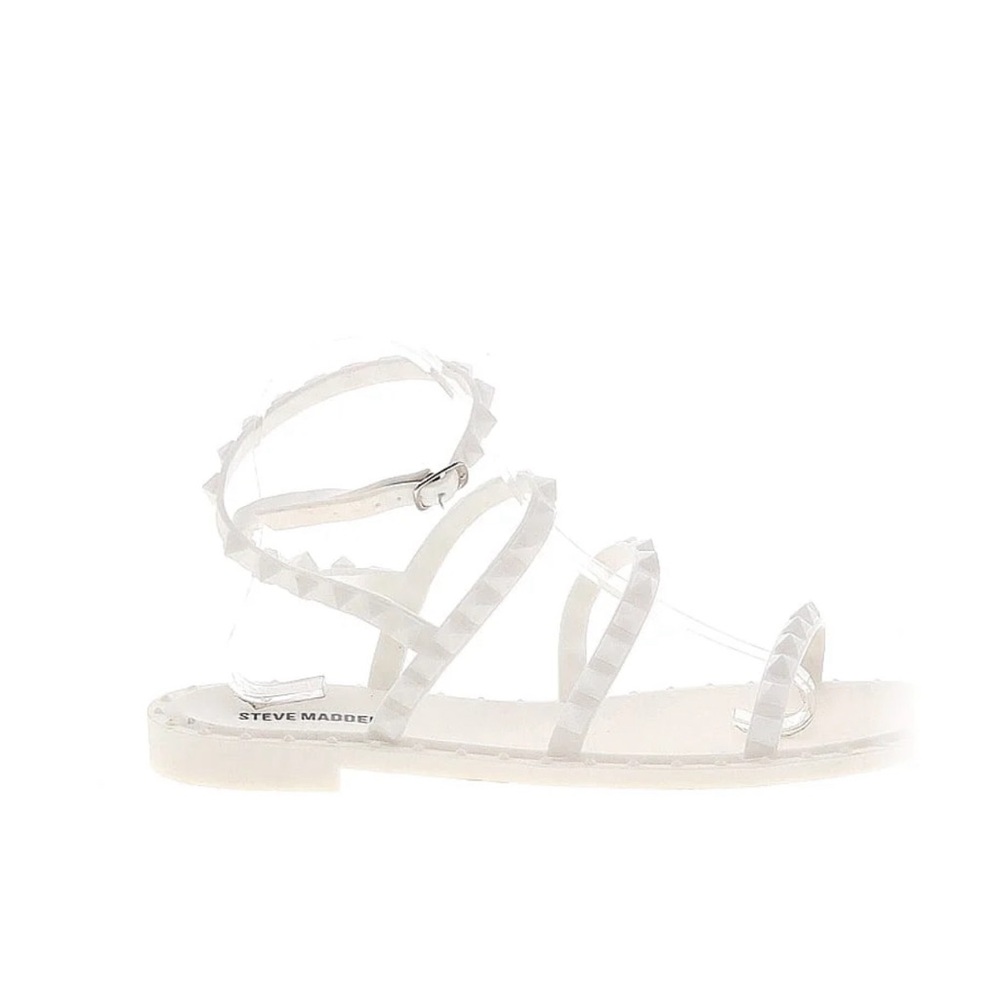 Steve Madden Travel Sandal Size 8 White
